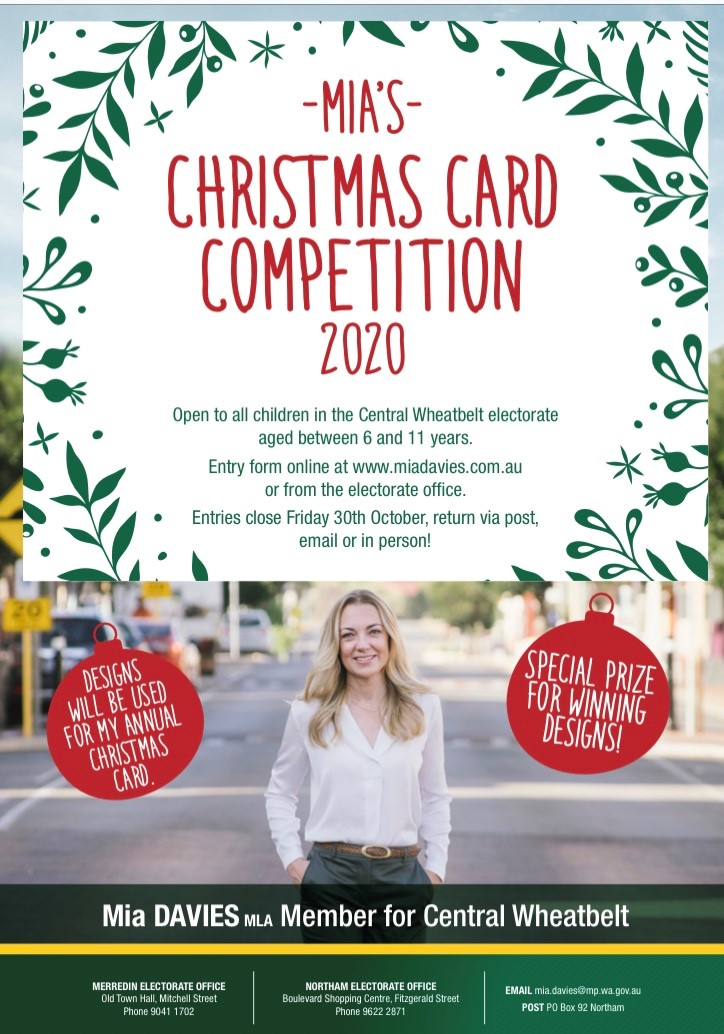 MIA’S LOCAL CHRISTMAS CARD COMPETITION The Nationals WA